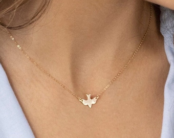 Dove Necklace • Dainty Bird Necklace • Side or Centred Dove Necklace • Christmas Gifts • Gift for Her • Layering Necklace