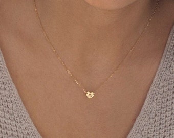 Heart Necklace • Zodiac Necklace • Astrology Necklace • Zodiac Coin Necklace • Christmas Gifts • Zodiac Jewelry Gift