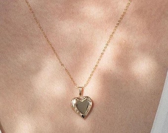 Collana con ciondolo a cuore, regalo personalizzato, gioielli personalizzati, regalo per lei, collana di fiori, regalo fatto a mano, regali per la mamma, regali per le donne