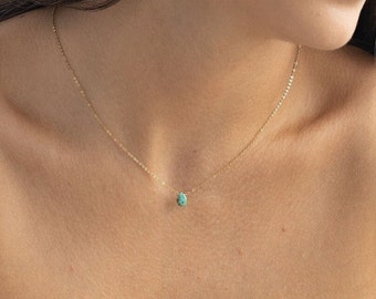 Turquoise Necklace • Turquoise Jewelry • Handmade Jewelry • Birthstone Necklace • Christmas Gifts • Personalized Gifts • Gifts for Her