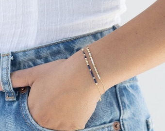 Bracciale con codice Morse · Regali personalizzati · Regali per lei · Regali per damigelle d'onore · Regali di Natale, regali per la migliore amica, regali di laurea, regali per la mamma
