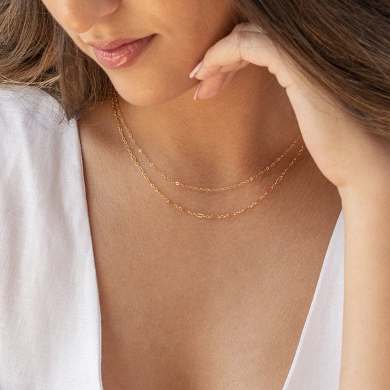 Layered Necklace Set Necklaces for Women Gold Chain Necklace Minimalist  Necklace Dainty Gold Necklace Minimalist Jewelry -  Israel