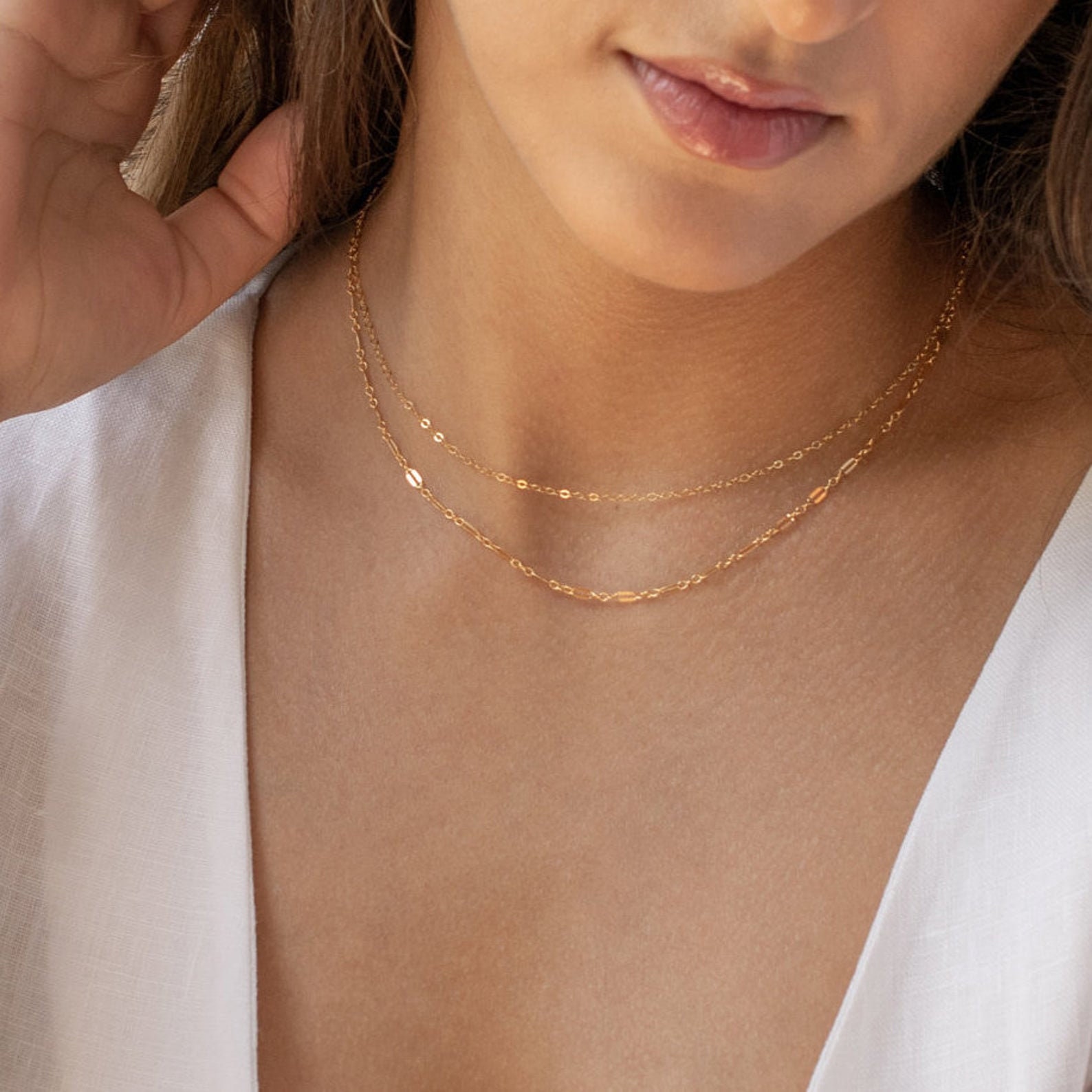 Layered Necklace Set Necklaces for Women Gold Chain Necklace Minimalist  Necklace Dainty Gold Necklace Minimalist Jewelry 
