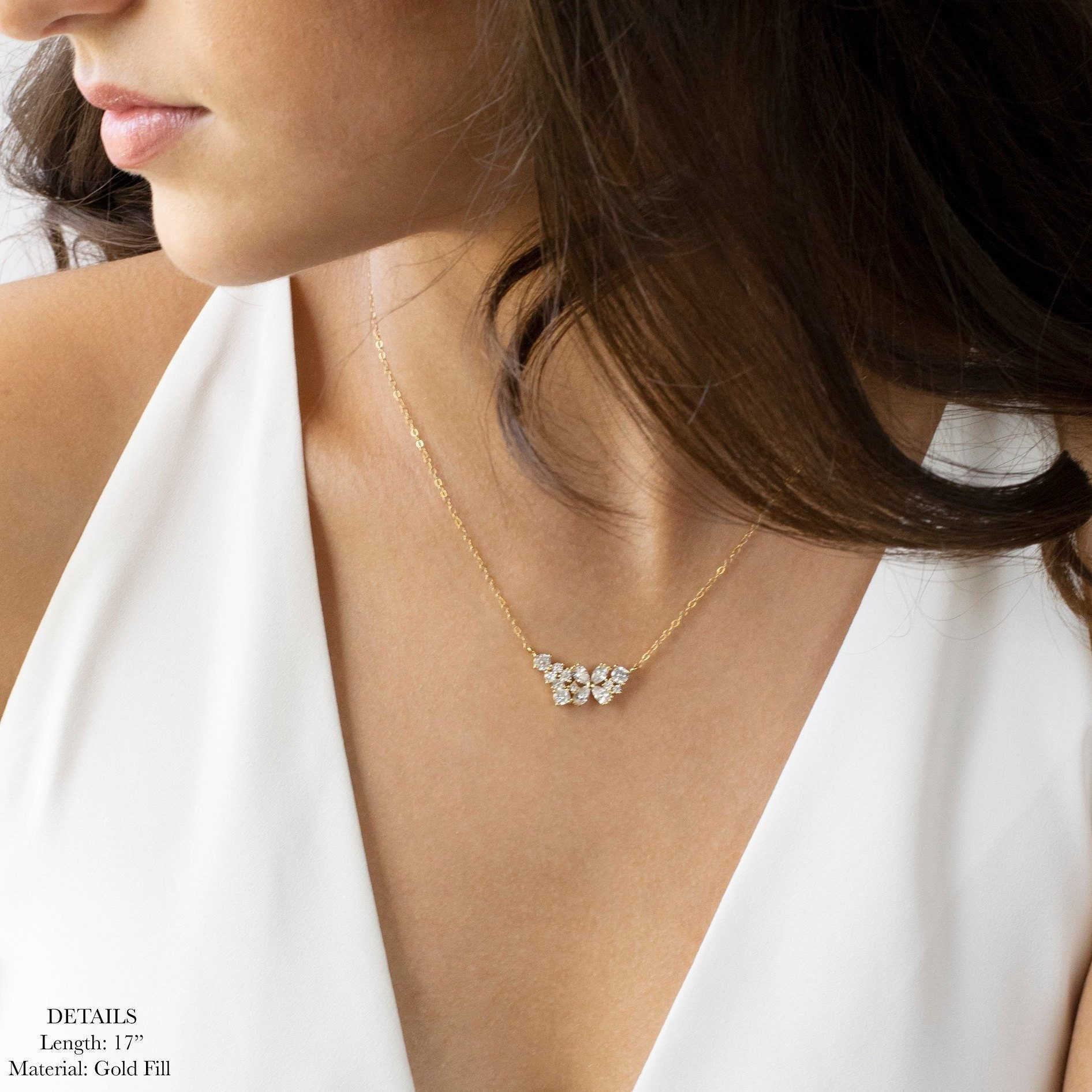 Sister diamond sale necklace