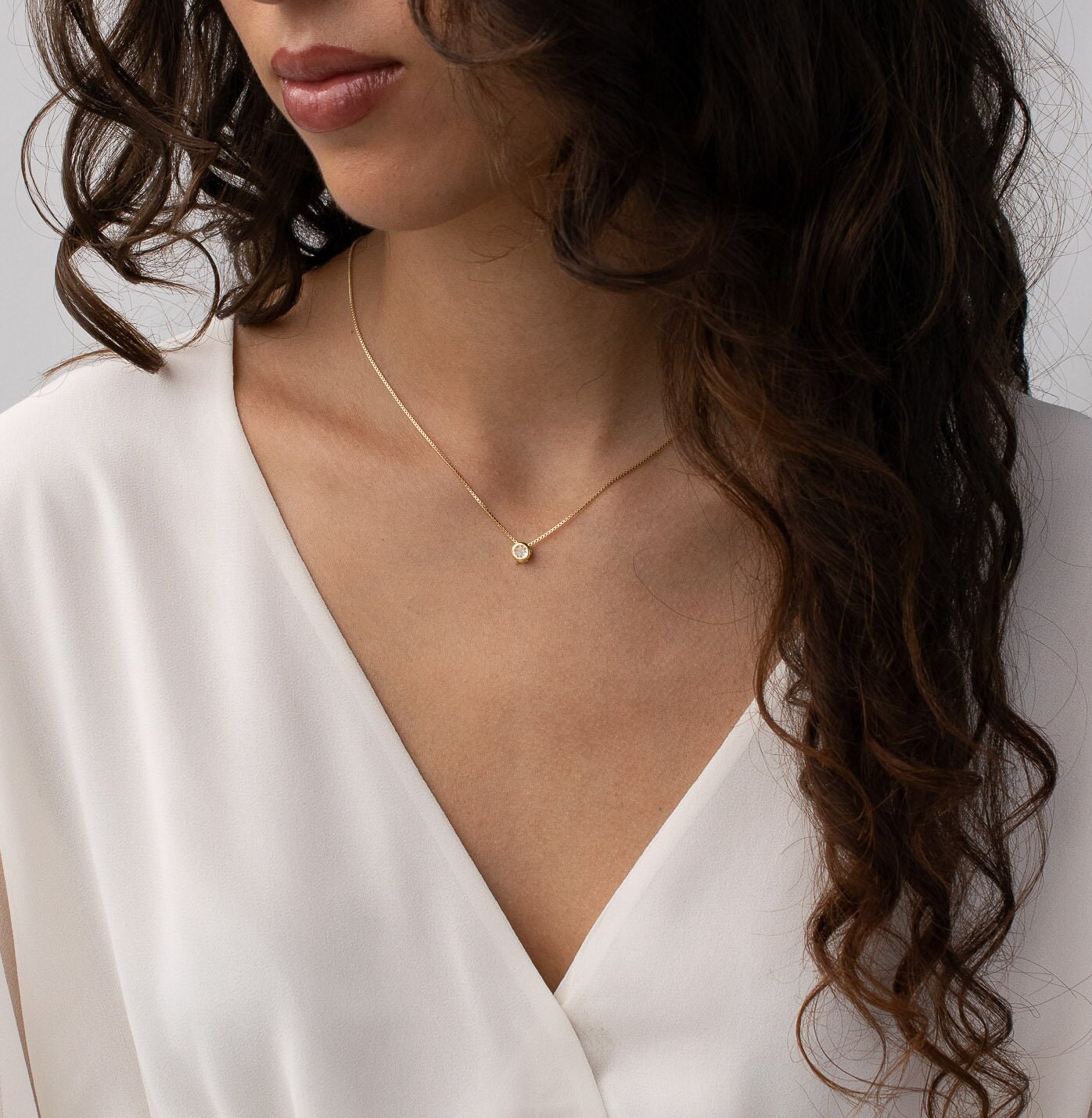 Diamond Necklace • Gift for Her • Handmade Jewelry • Graduation Gifts ...