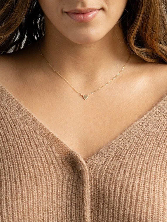 Heart Necklace Heart Jewelry Girlfriend 