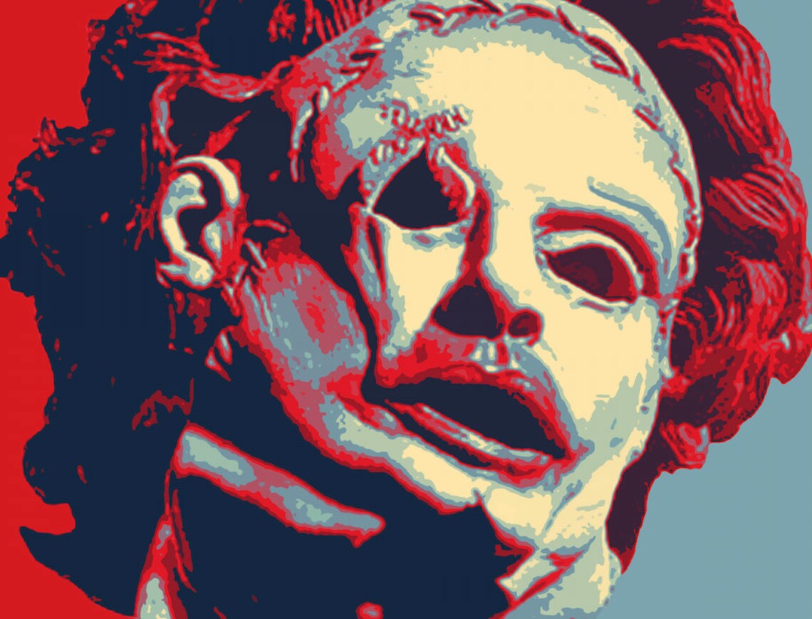 Leatherface Pop Art Illustration Texas Chainsaw Massacre | Etsy