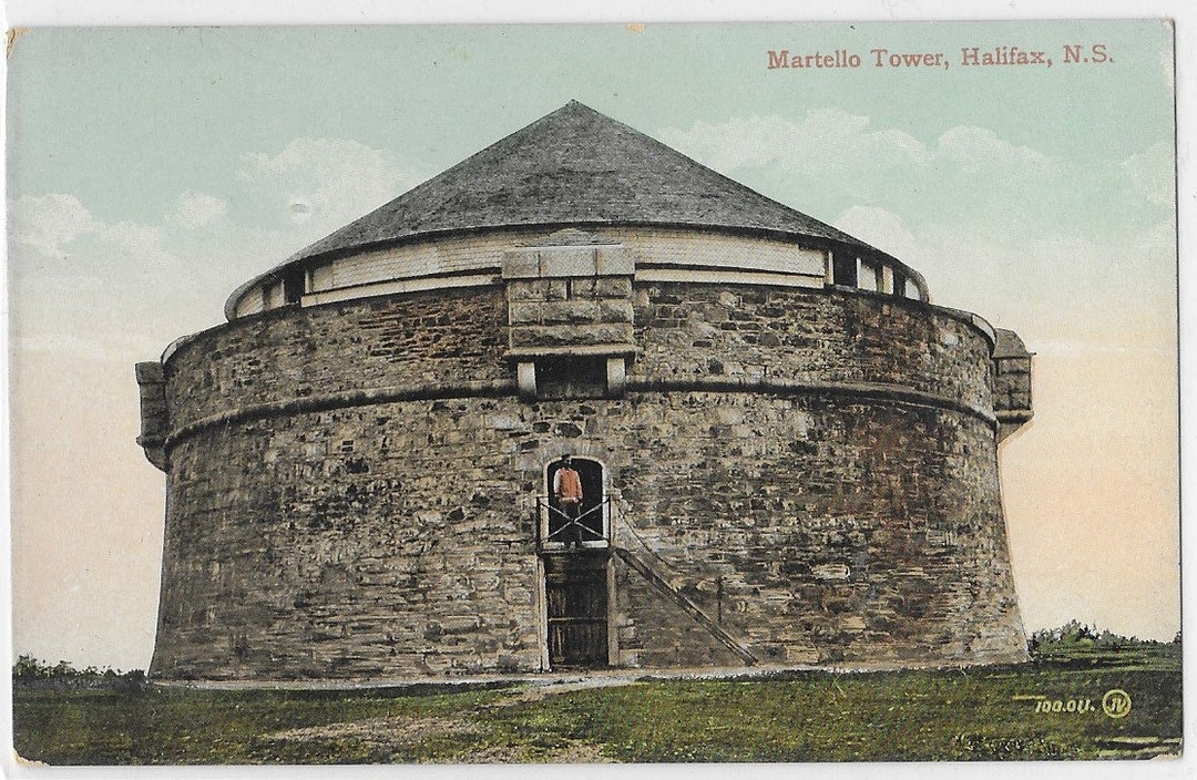 Martello Tower, Halifax, Nova Scotia, Canada, Vintage Circa 1920's