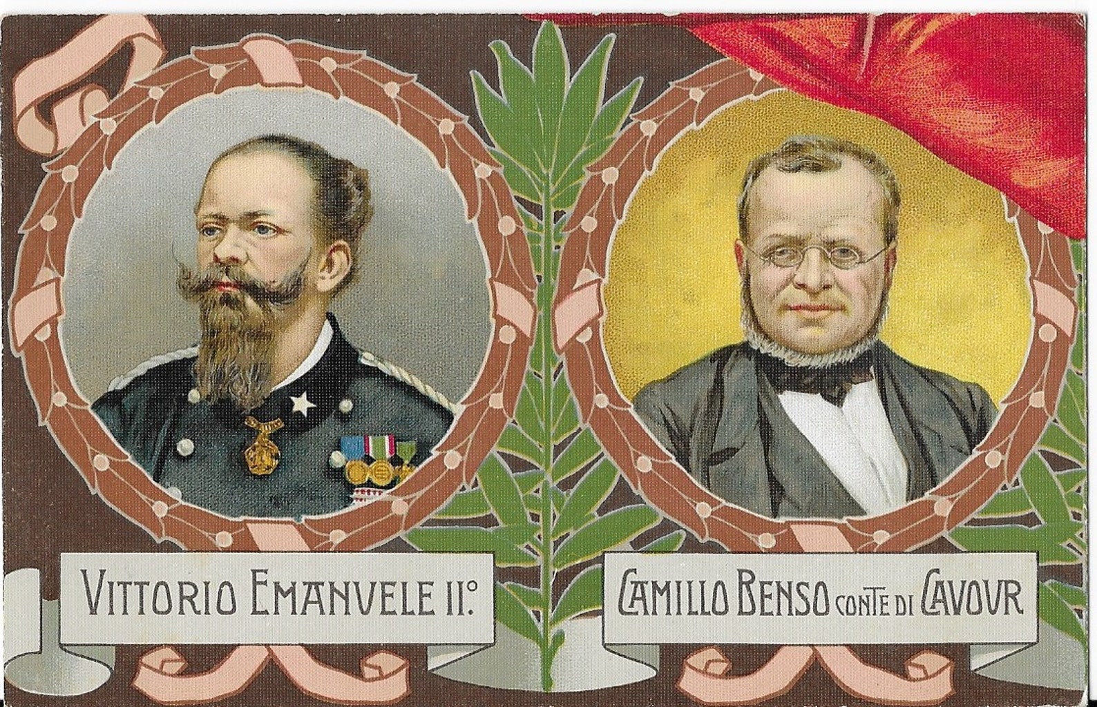 Camillo Benso conte di Cavour & roi Victor Emmanuel II | Etsy