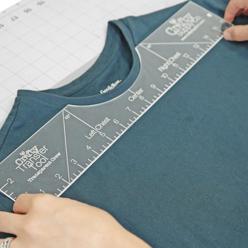 Crafty Transfer Tool Transparent T-shirt Alignment Guide - Etsy