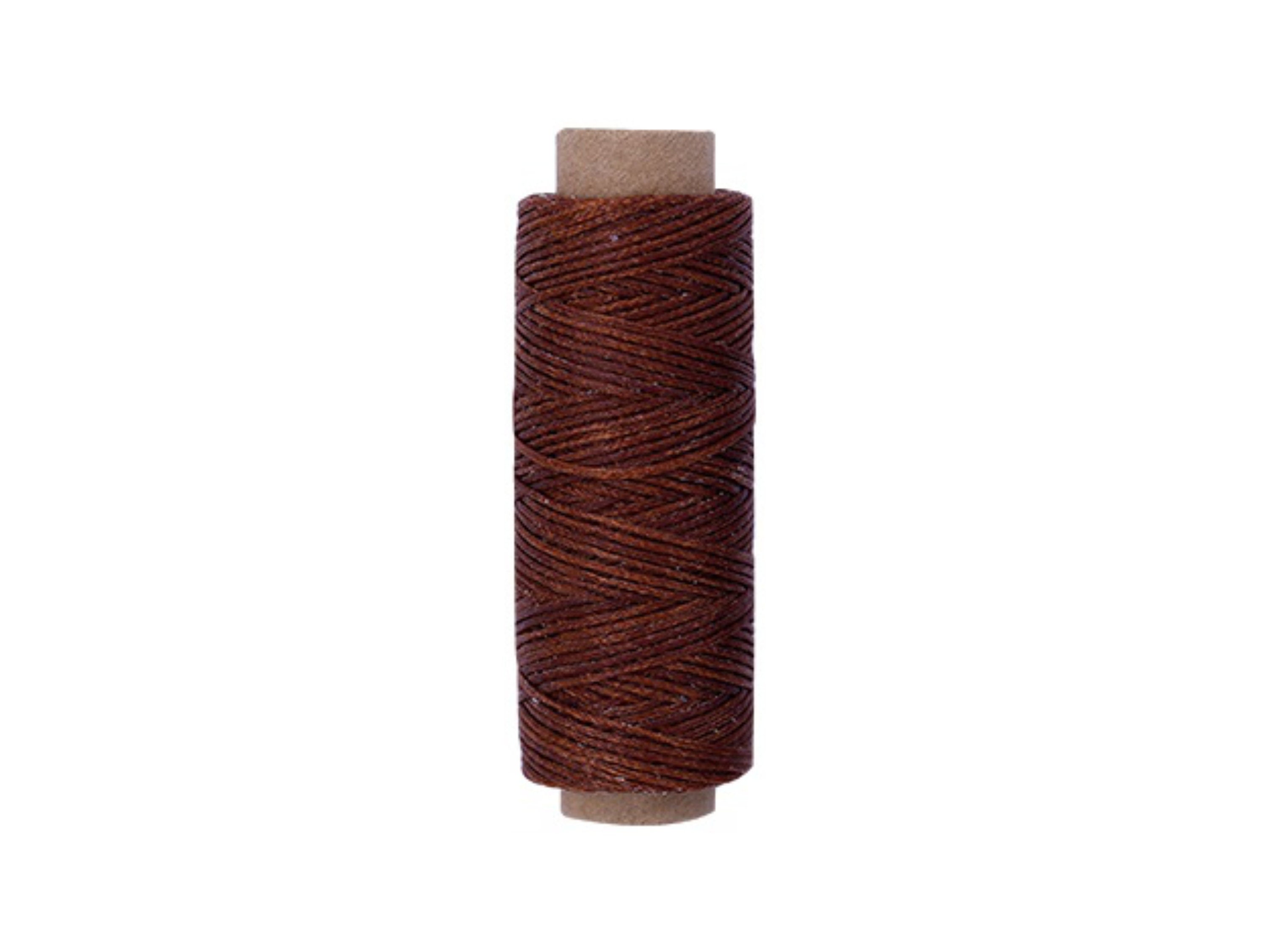 210D 1mm Flat Waxed Polyester Thread for Leather Craft Hand Sewing