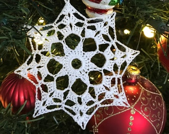 Crochet Snowflakes,Crochet Snowflakes set of 6,Crochet Christmas,Crochet Christmas Gift,Crochet Christmas Home Decor,Crochet Gift