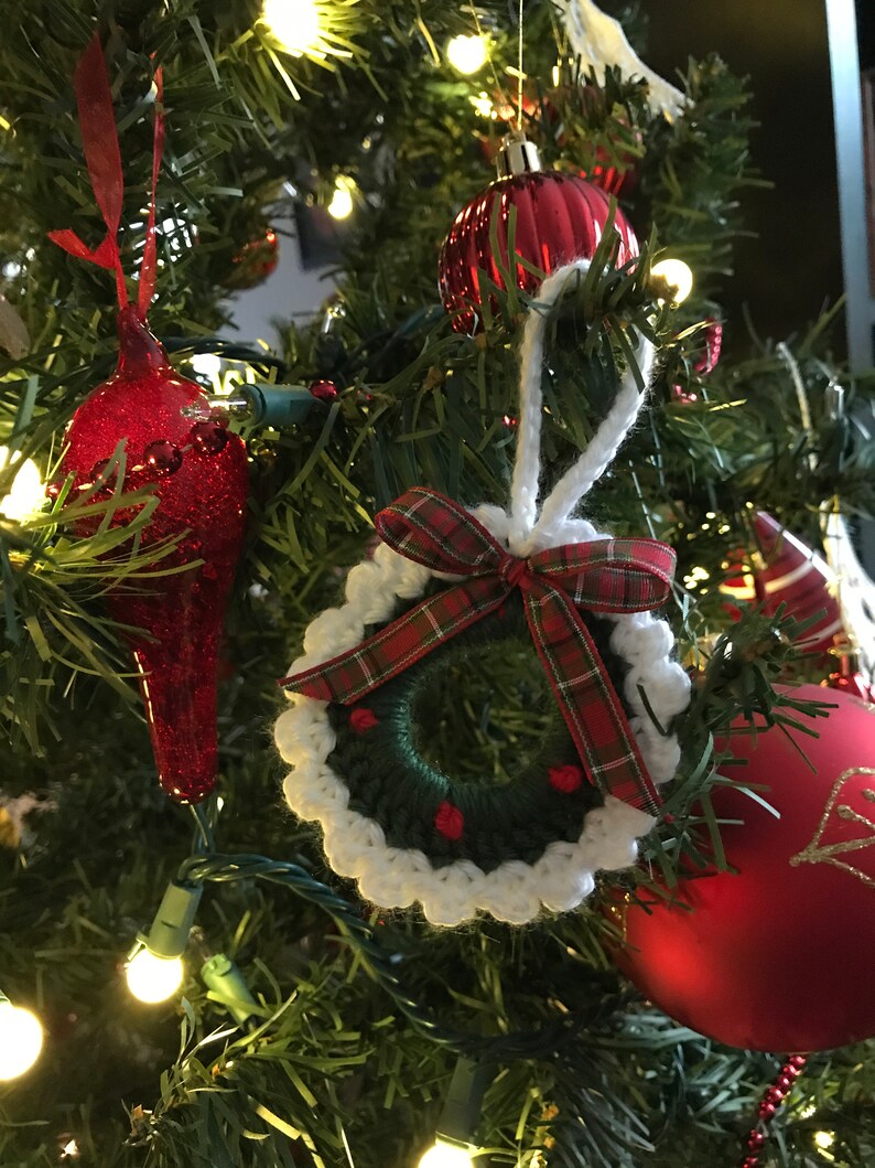 Crochet Christmas Ornament set of 6 Crochet Christmas Ornament,Christmas Tree Decoration,Crochet Christmas Decoration,Christmas Gift