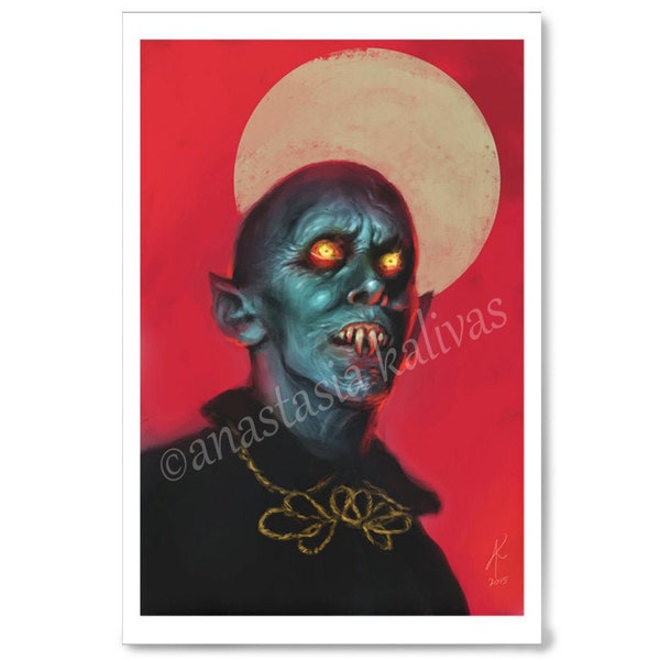 Kurt Barlow art print 8x12, 11x16 classic horror movie stephen king vampire Fine Art Print