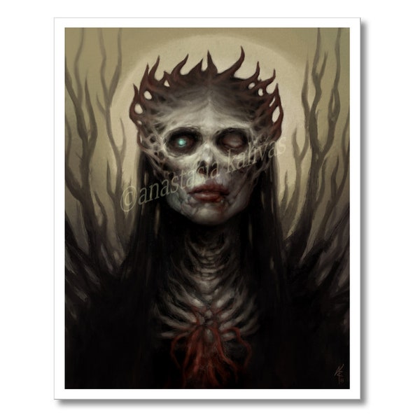NOX art print 8x10, 11x14 dark horror art