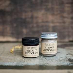 Pit Paste Deodorant | Organic Deodorant | Handmade Deodorant | Natural Deodorant | Aluminum Free | Cream Deodorant | Herbal Deodorant