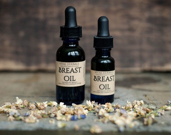 Breast oil - Breast Care- Breast Health- lymph oil - lymphatic oil - breast massage oil - massage oil - herbal massage oil
