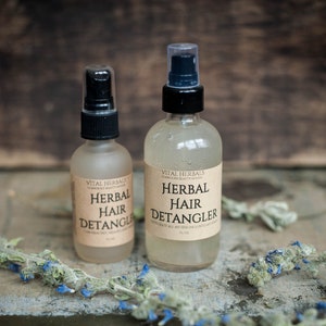 herbal hair detangler, hair softener