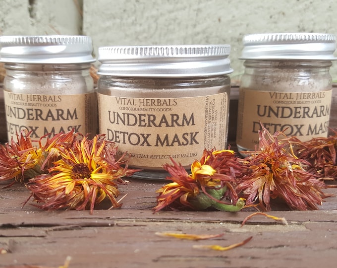 Underarm Detox Mask Herbal Underarm Mask Armpit Mask Armpit Detox Clay