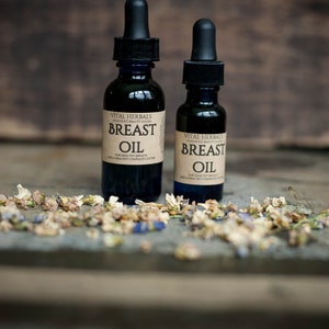 Breast oil Breast Care Breast Health lymph oil lymphatic oil breast massage oil massage oil herbal massage oil image 3