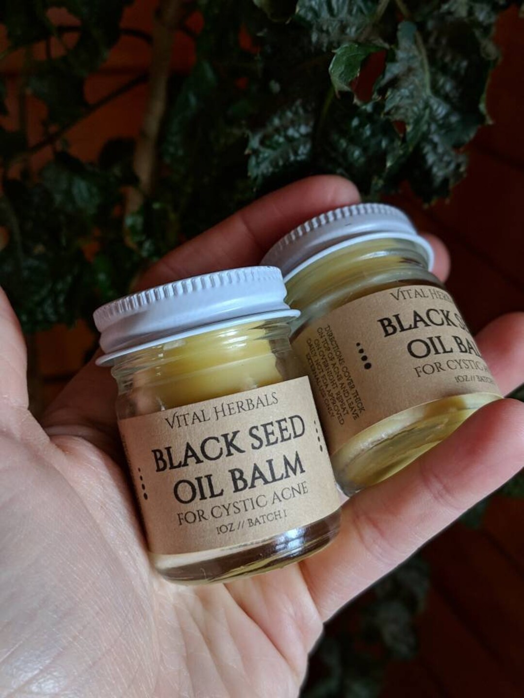 Cystic Acne Balm, Black Seed Oil Skin Balm, Antibacterial Face Cream Etsy