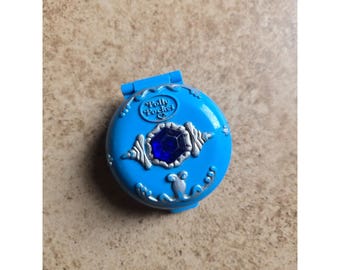 Polly pocket blue jewel sea compact look at photos vintage Bluebird 1992