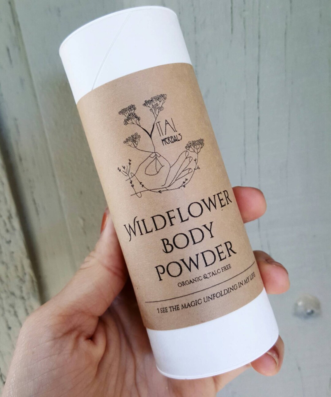 Wildflower Body Powder, Body Powder, Baby Powder, Organic Body Powder ...