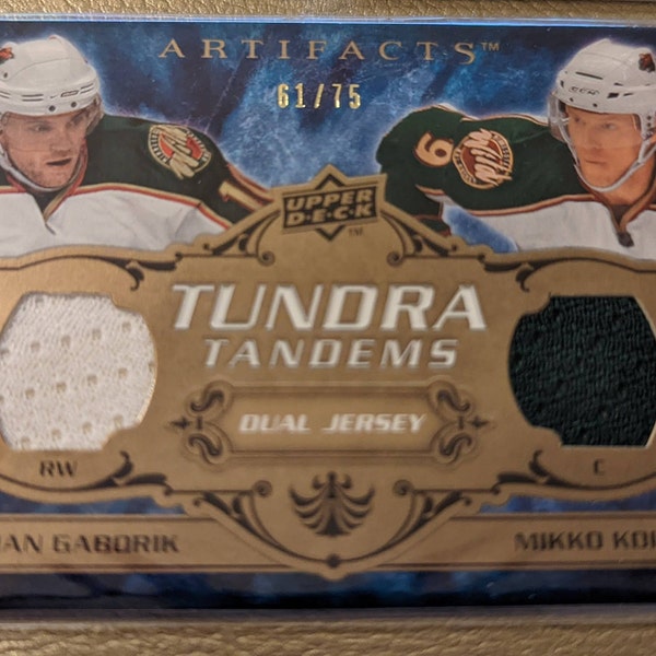 2008-09 Upper Deck Artifacts Tundra Tandems Dual Jersey Cards