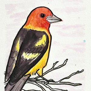 Original Western Tanger Painting- Watercolor