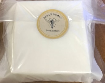 Sweet B - Simple Bee Fondant, 10 lbs, LEMONGRASS Flavor, Winter Hive Feeding, Bee Food