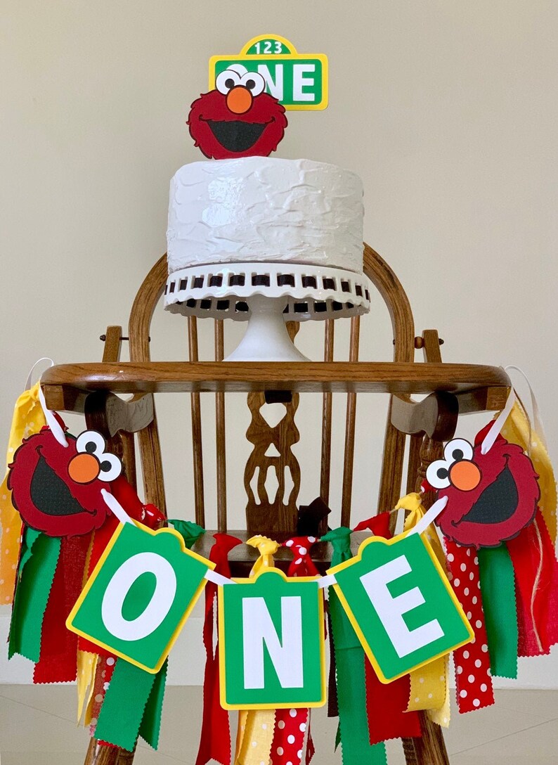 Sesame Street Cake Topper Sesame Street Birthday Decorations Etsy