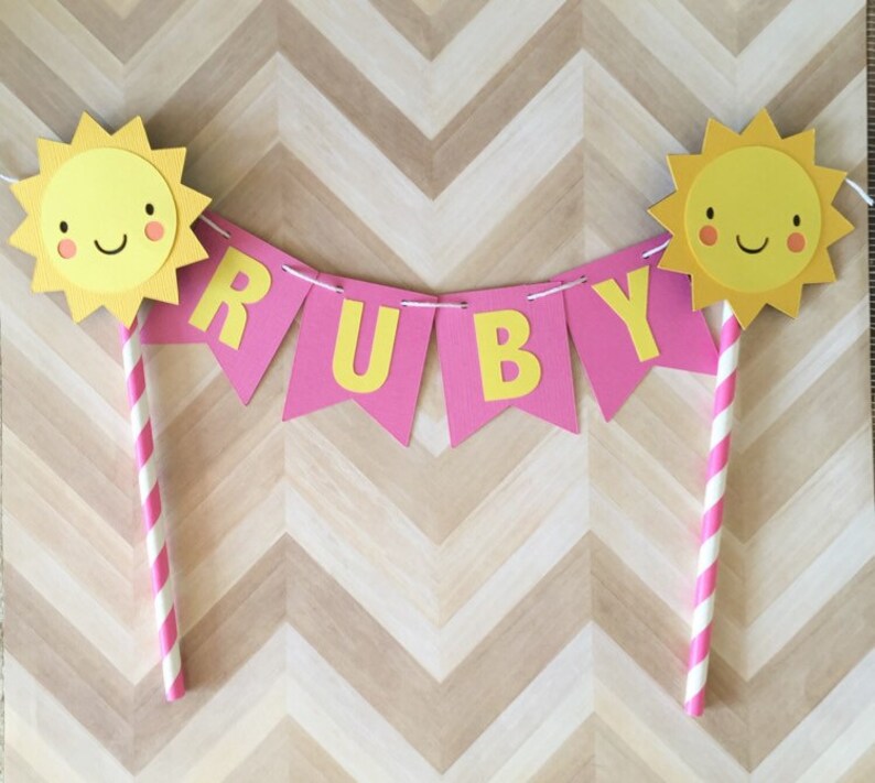 Baby Shower Cake Topper Little Sunshine Cake Topper You Are My Etsy