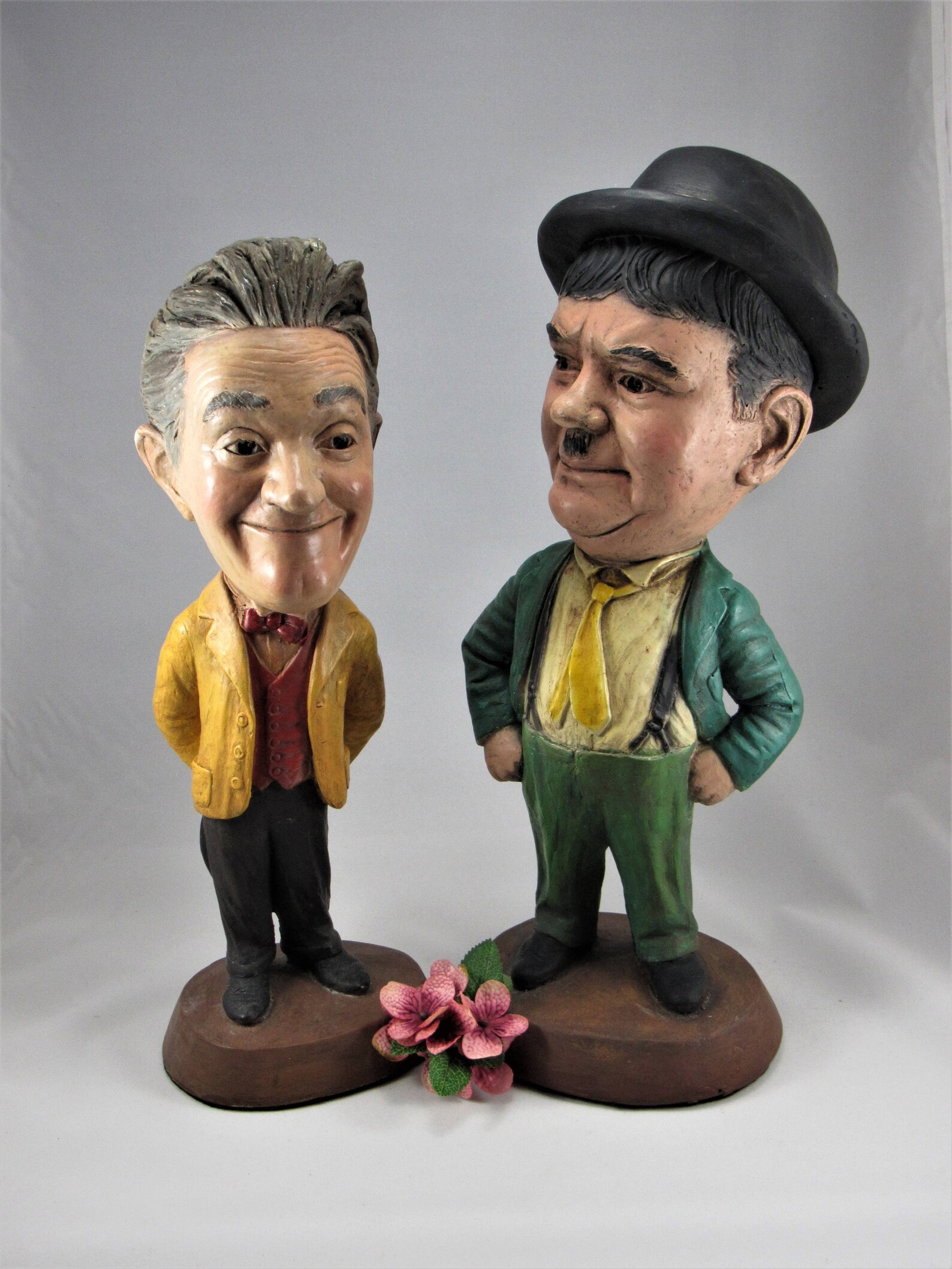 Laurel and Hardy Chalkware Statues. The ORIGINAL 1971 ESCO Etsy