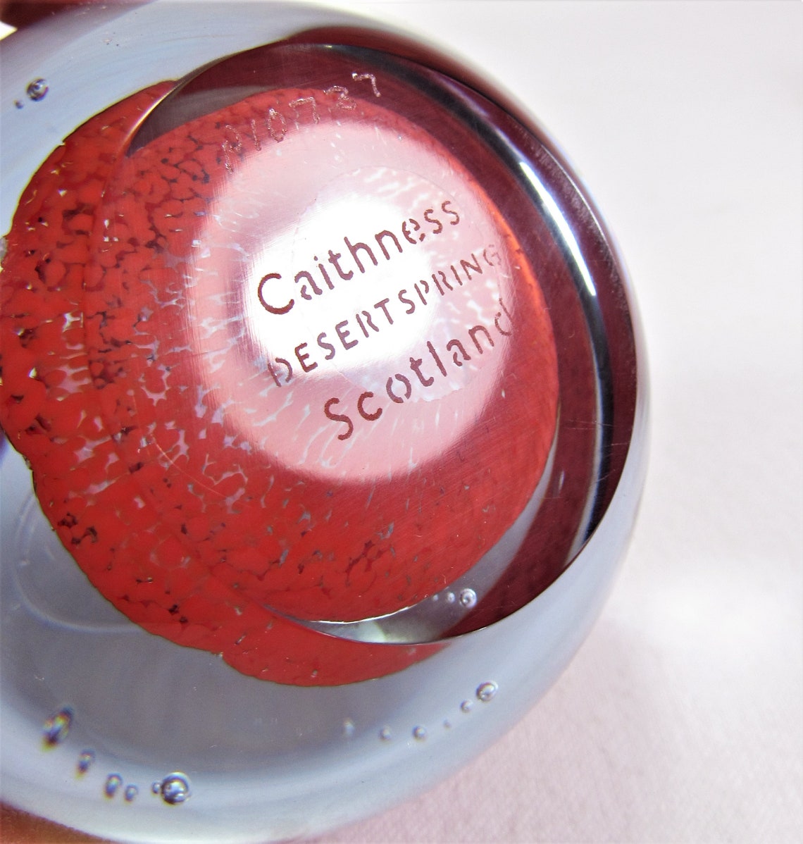PAPERWEIGHT Caithness DESERT SPRING Globe Etsy