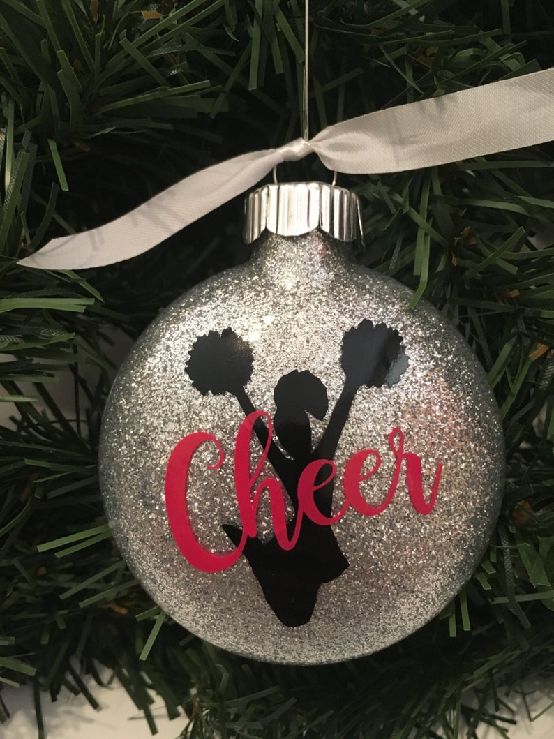 Cheerleader Cheer Christmas Ornament Etsy