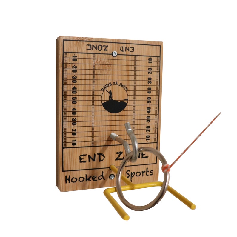 Football Ring Toss Game Hook and Ring Game gift for Him Etsy