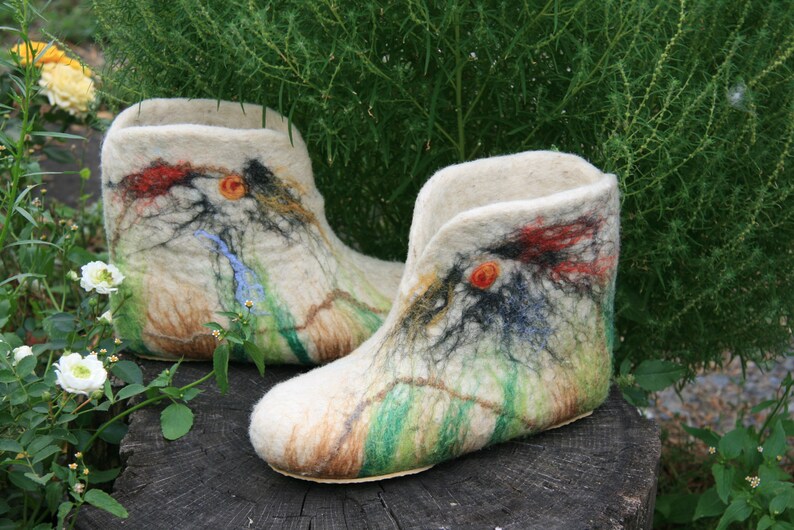 boiled wool boots