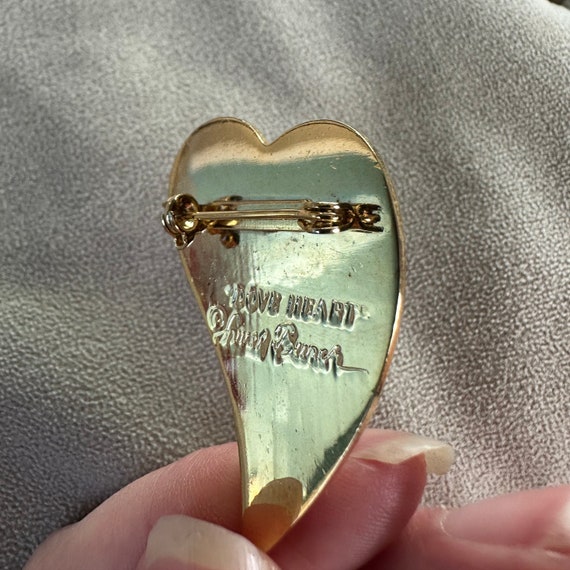 Laurel Burch "Dove Heart" Pin Brooch Vintage Laur… - image 10