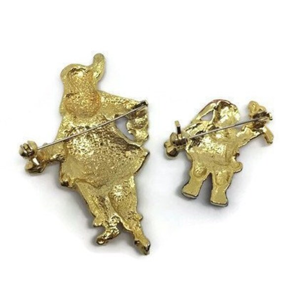 Santa Claus Christmas Enamel Vintage Pins Brooche… - image 7