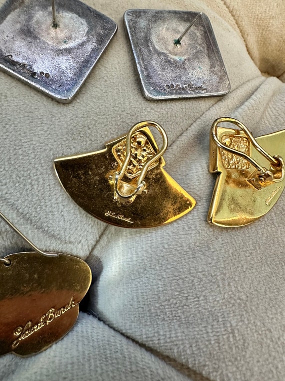 4 Laurel Burch Earrings Matching Pairs Bird Theme… - image 8