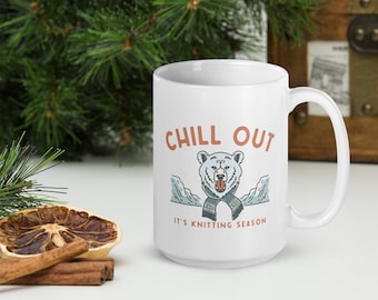 Chill Out - White glossy mug