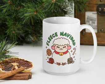 Fleece Navidad - White Glossy Mug