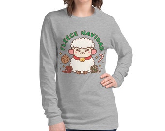 Fleece Navidad - Unisex Long Sleeve Tee