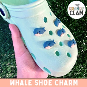 Whale Shoe Charm // Handmade // Unique // Ocean Animal