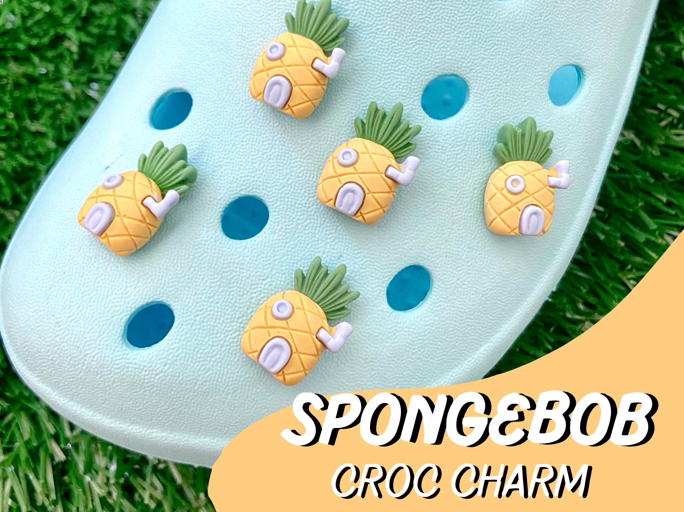 pineapple croc charm