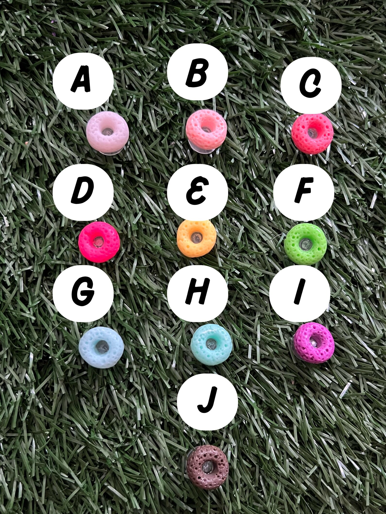 ONE Fruit Loop Croc Shoe Charm // Handmade // Unique // Cereal Etsy