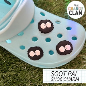 ONE Soot Shoe Charm // Handmade // Unique // Funny // Kitsch