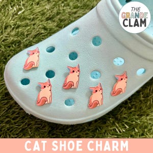 ONE Cat Shoe Charm // Handmade // Unique // Pet // Animal // Kitty // Kitten