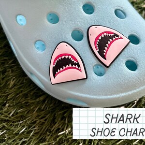 ONE Shark Shoe Charm // Handmade // Unique // Ocean // Animal // Kawaii