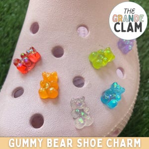 ONE Gummy Bear Shoe Charm // Handmade // Unique // Kawaii // Cute